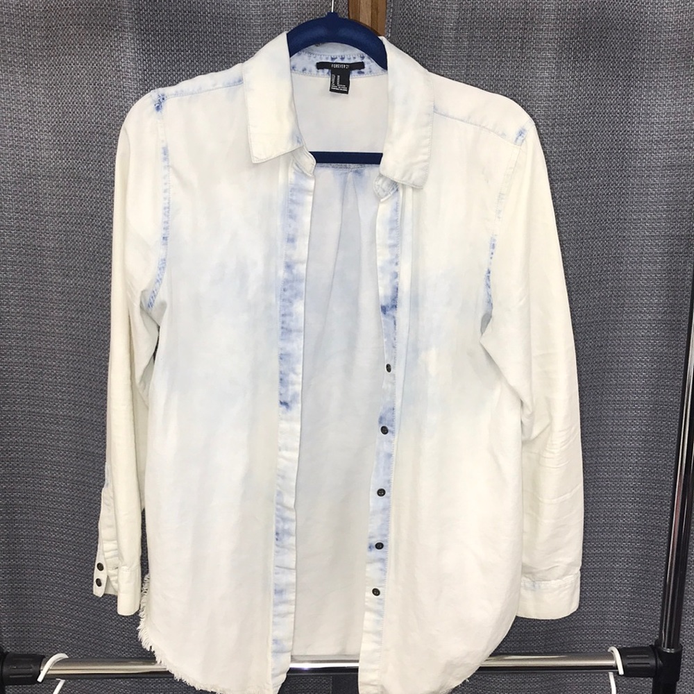 Forever 21 bleached flannel